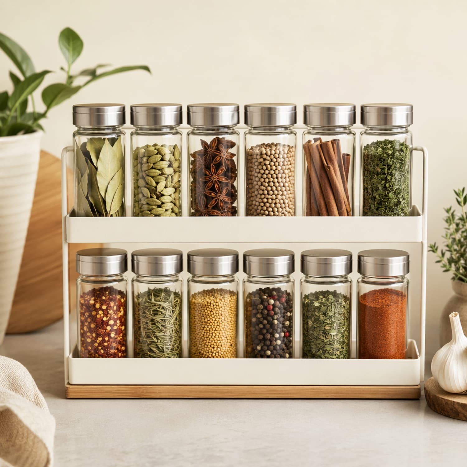 Spice Jar & Rack Set (12) — Studio